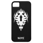 Tribal blanco negro clásico elegante simple fresco iPhone 5 Case-Mate cárcasa