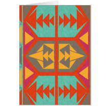 Tribal nativo neo felicitacion 
