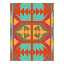 Tribal nativo neo postal