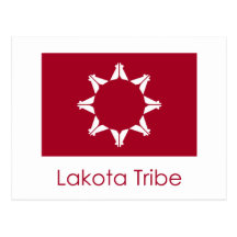 Tribu de Lakota Tarjeta Postal