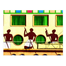 ¿Tribus de Egipto? Tarjeta Postal