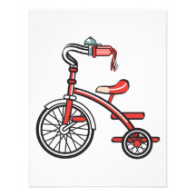 triciclo retro comunicados personalizados