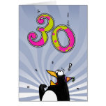 trigésimo cumpleaños - tarjeta de la sorpresa del 