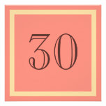 trigésimo Invitación de la fiesta de cumpleaños -  invitaciones