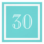 trigésimo Invitación de la fiesta de cumpleaños - 