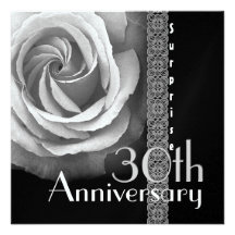 trigésimo Invitación del aniversario de la SORPRES