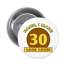 trigésimo Regalos de la mordaza del cumpleaños Pins
