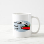 Trineo extravagantemente del navidad taza de café