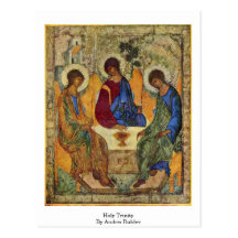 Trinidad santa de Andrei Rublev Postal