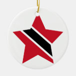 Trinidad+y+Estrella de Trinidad y Tobago Ornamento Para Reyes Magos