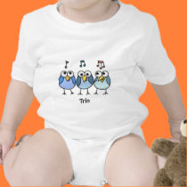 Trío de Byrdies del bebé del muchacho camisetas