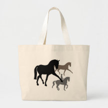 Trío de los caballos del Dressage Bolsas