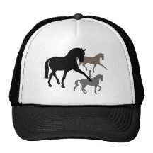 Trío de los caballos del Dressage Gorros