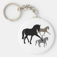 Trío de los caballos del Dressage Llavero