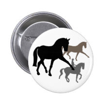 Trío de los caballos del Dressage Pins