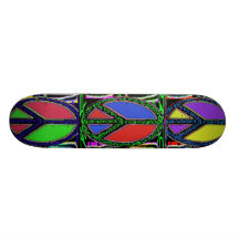 Trío del signo de la paz de Swirly Tablas De Patinar