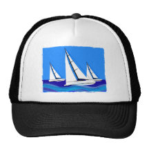 Trío del velero gorra