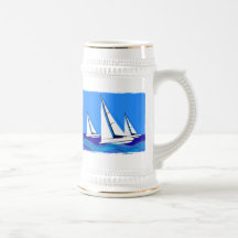 Trío del velero taza