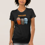 Trío espantoso camisetas