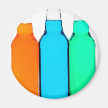 TRÍO PÁLIDO DE LA BOTELLA IMÁN DE FRIGORIFICO
