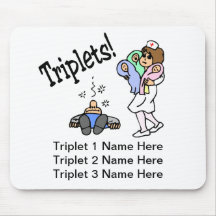 Tríos (unisex) tapetes de ratón