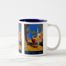 Trípoli - Libia (Libia) Tazas De Café