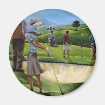 Trish Biddle - golf de las señoras Imán