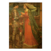 Tristan e Isolda de John William Waterhouse Tarjetón
