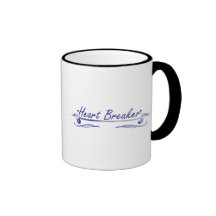 Triturador del corazón tazas de café