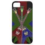 Trituradora de la guitarra del vuelo V iPhone 5 Case-Mate Coberturas