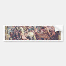 Triumph de la iglesia de la idolatría de Rubens Pe Pegatina De Parachoque