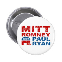 Triunfo del voto del funcionamiento de Romney Ryan Pins
