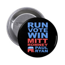 Triunfo del voto del funcionamiento de Romney Ryan Pin