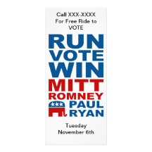 Triunfo del voto del funcionamiento de Romney Ryan Lona