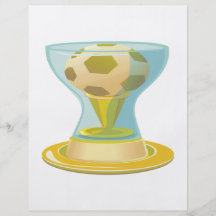 Trofeo del fútbol tarjetas publicitarias