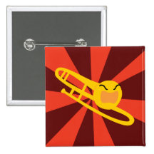 Trombone que rabia pins