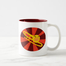 Trombone que rabia taza