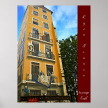 Trompe de Lyon Francia - l ' oeil Poster