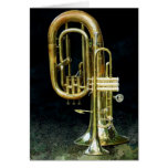 Trompeta y tuba felicitación