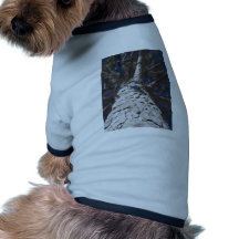 Tronco de árbol camiseta de perro
