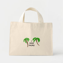 tropicaldays, I LOVEPALMS Bolsas
