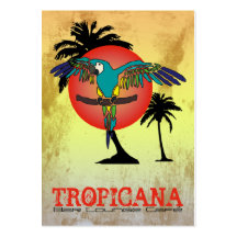 Tropicana - tarjeta de visita