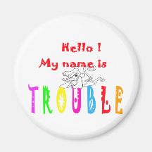 TROUBLE-MONKEY IMÁN