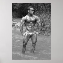 Trozo en poster del agua