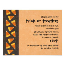 truco de las pastillas de caramelo o invitaciones  invitación