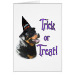 Truco de Rottweiler Tarjeton