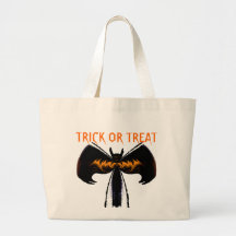 Truco o invitación del palo - bolsas lienzo