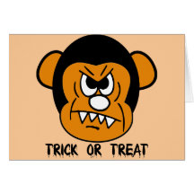 truco o invitación tarjeta