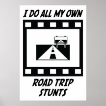 Trucos del viaje por carretera posters