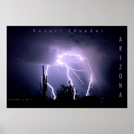 Trueno del desierto posters